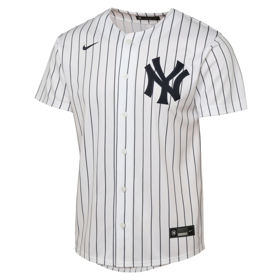 Ben Rice New York Yankees Nike Youth Home Replica Jersey - White thumbnail 3
