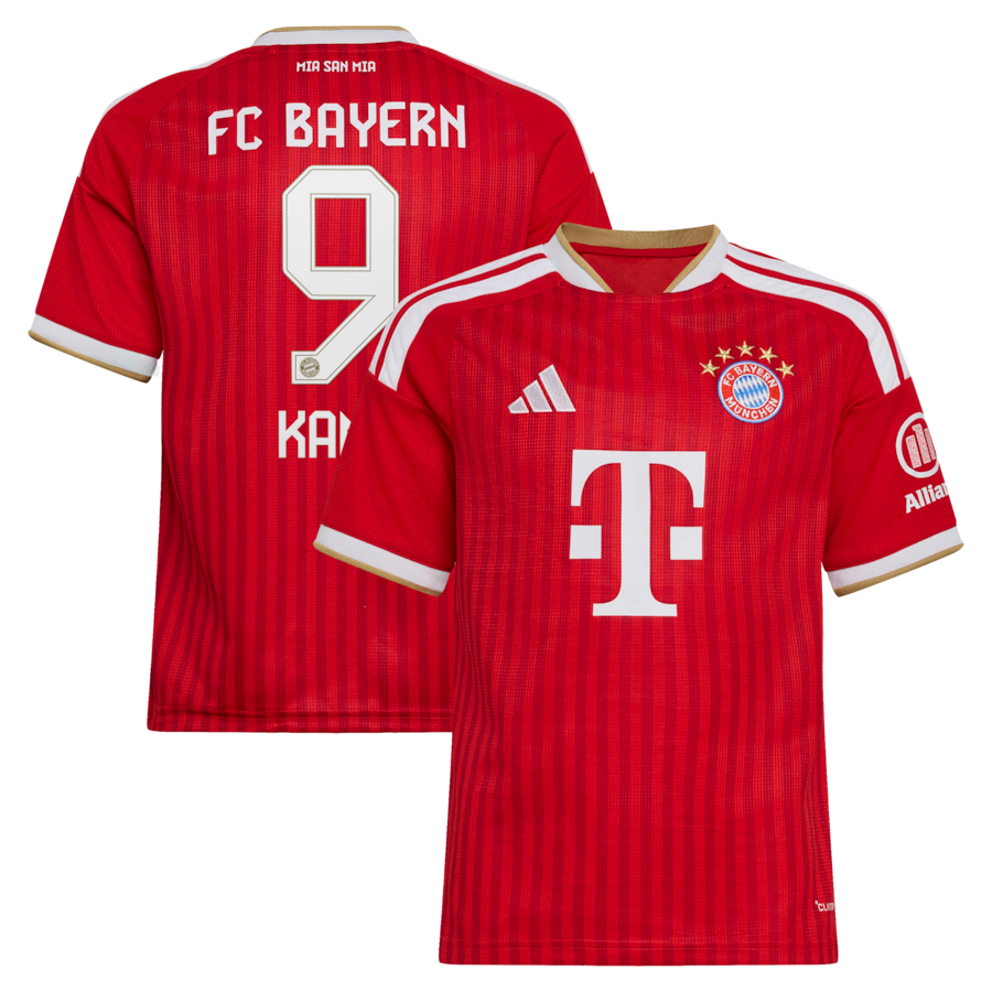 Harry Kane Bayern Munich adidas Youth 2026/27 Home Replica Jersey - Red thumbnail 2