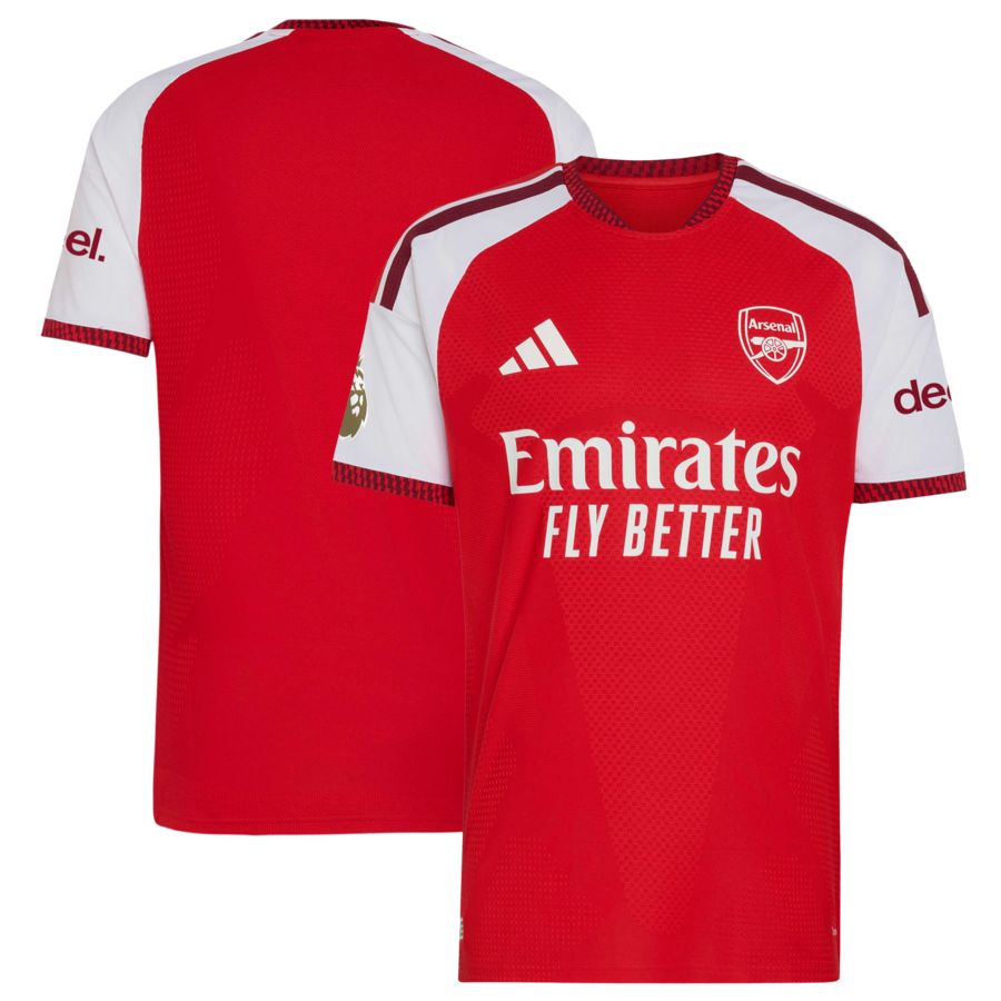 Arsenal adidas 2026/27 Home Authentic Jersey - Red thumbnail 1
