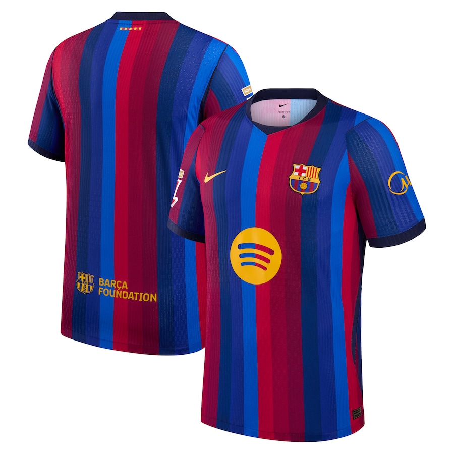Barcelona Nike 2026/27 Home Match Authentic Patch Jersey - Red thumbnail 2