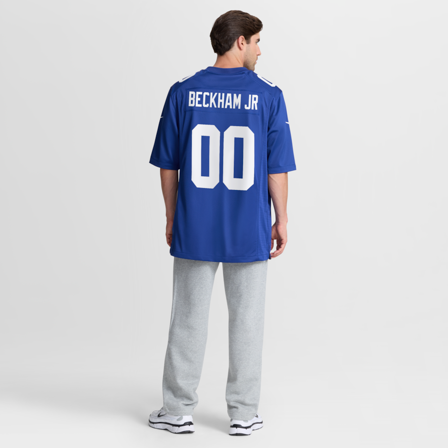Odell Beckham Jr. New York Giants Nike Team Game Jersey - Royal thumbnail 4
