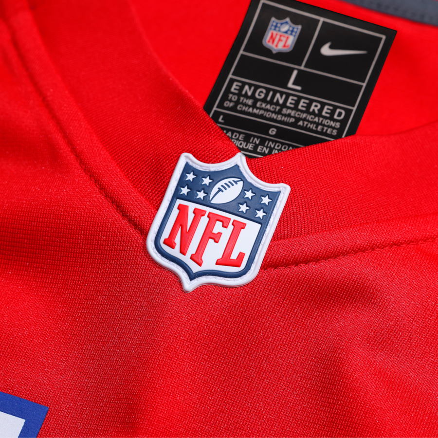 A.J. Brown New England Patriots Nike Game Jersey - Red thumbnail 5