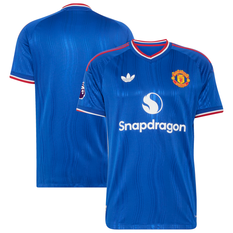 Manchester United adidas 2026/27 Away On-Field Authentic Patch Jersey - Royal thumbnail 2