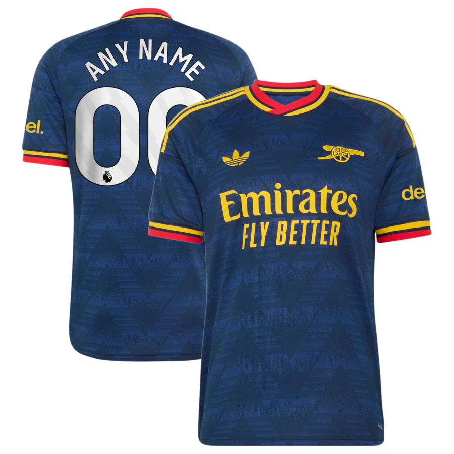 Arsenal adidas 2026/27 Away Replica Custom Jersey - Navy