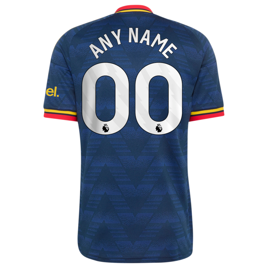 Arsenal adidas 2026/27 Away Replica Custom Jersey - Navy thumbnail 4