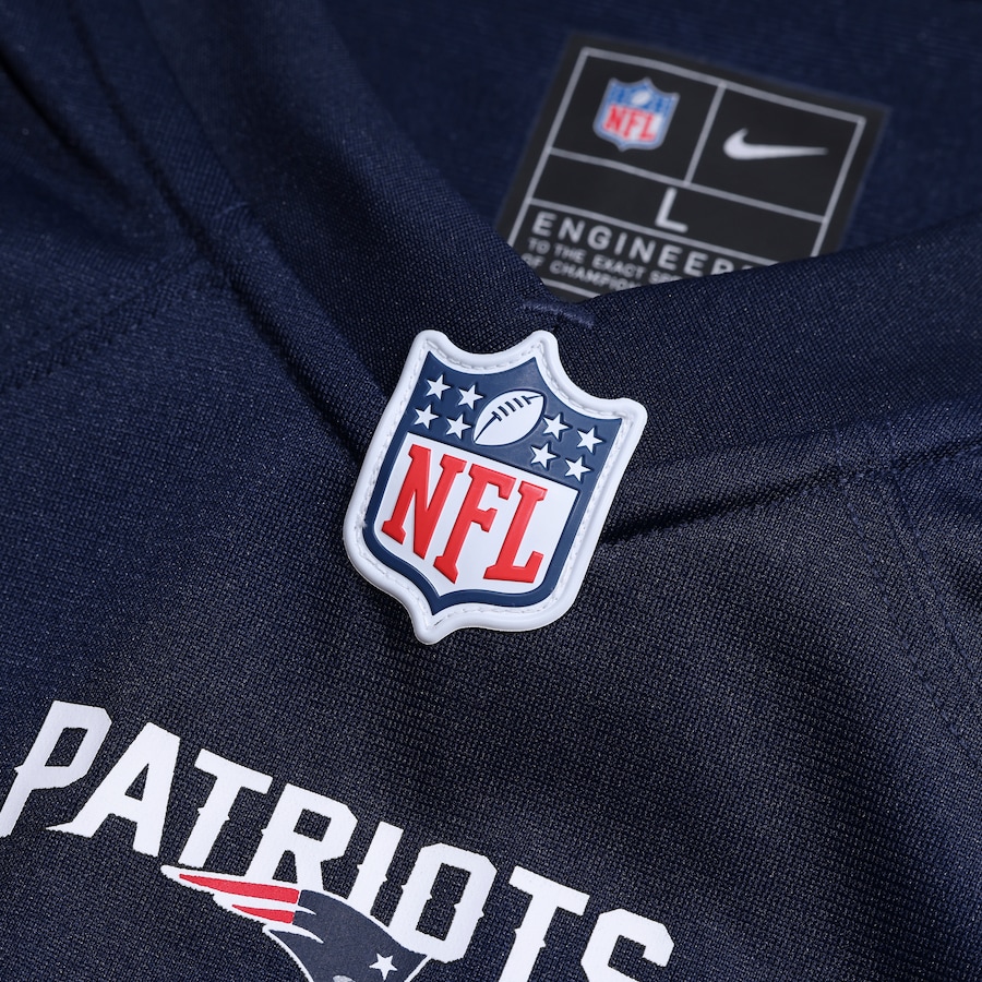 A.J. Brown New England Patriots Nike Youth Team Game Jersey - Navy thumbnail 5