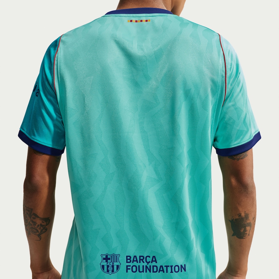 Barcelona Nike 2026/27 Third Stadium Replica Jersey - Turquoise thumbnail 3