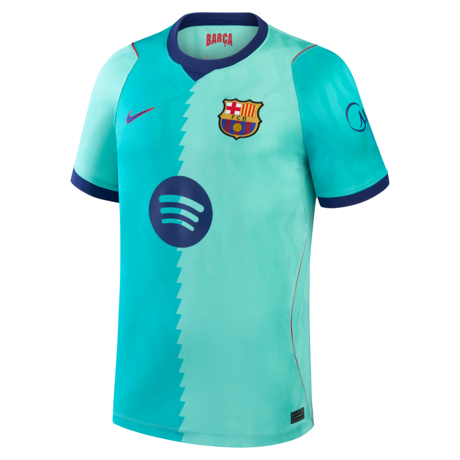 Barcelona Nike 2026/27 Third Stadium Replica Jersey - Turquoise thumbnail 6
