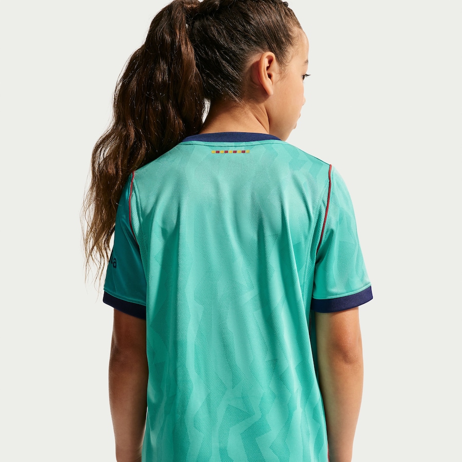 Barcelona Nike Youth 2026/27 Third Stadium Replica Jersey - Turquoise thumbnail 3