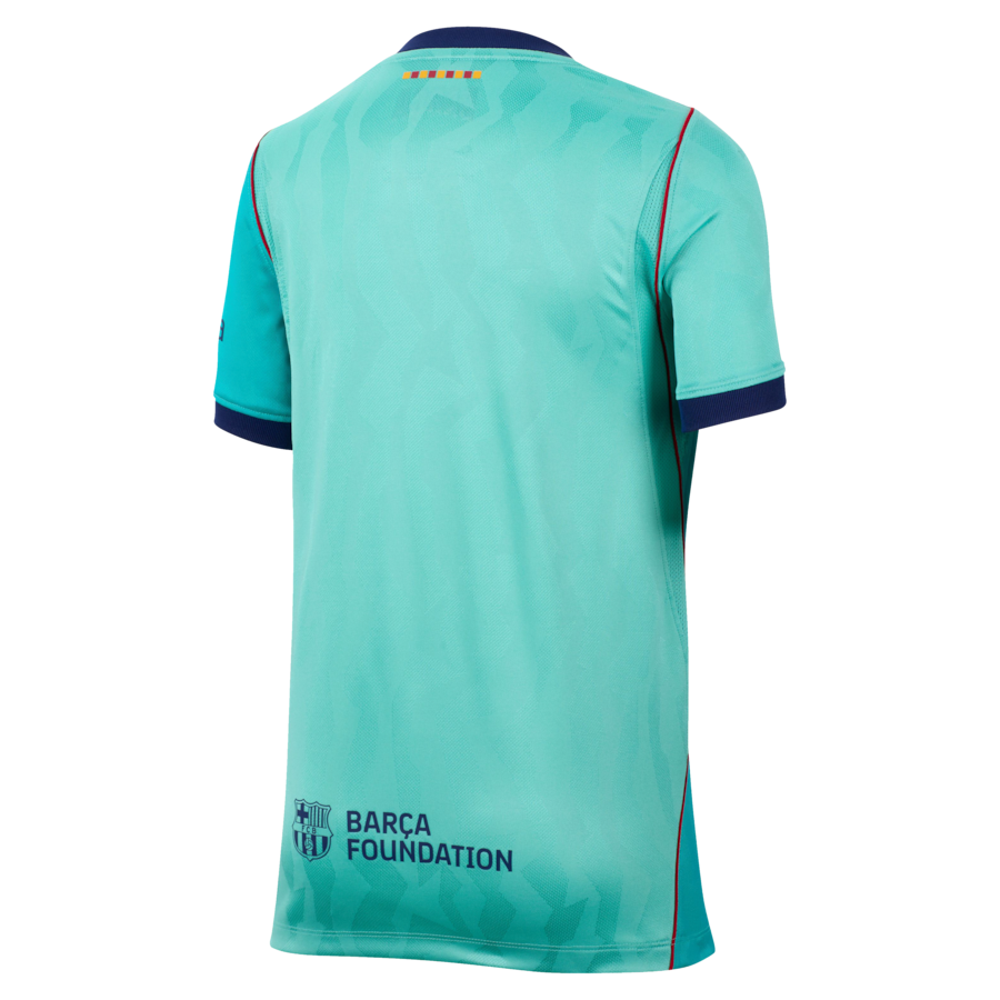 Barcelona Nike Youth 2026/27 Third Stadium Replica Jersey - Turquoise thumbnail 7