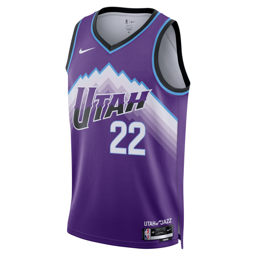 Darryn Peterson Utah Jazz Nike Unisex 2026 NBA Draft Swingman Jersey - Icon Edition  - Purple thumbnail 3