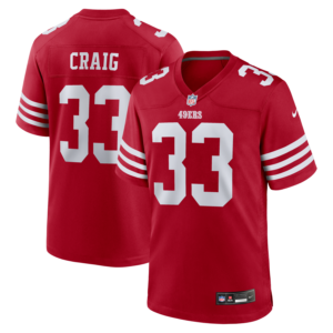 Roger Craig San Francisco 49ers Nike Team Retired Game Jersey - Scarlet