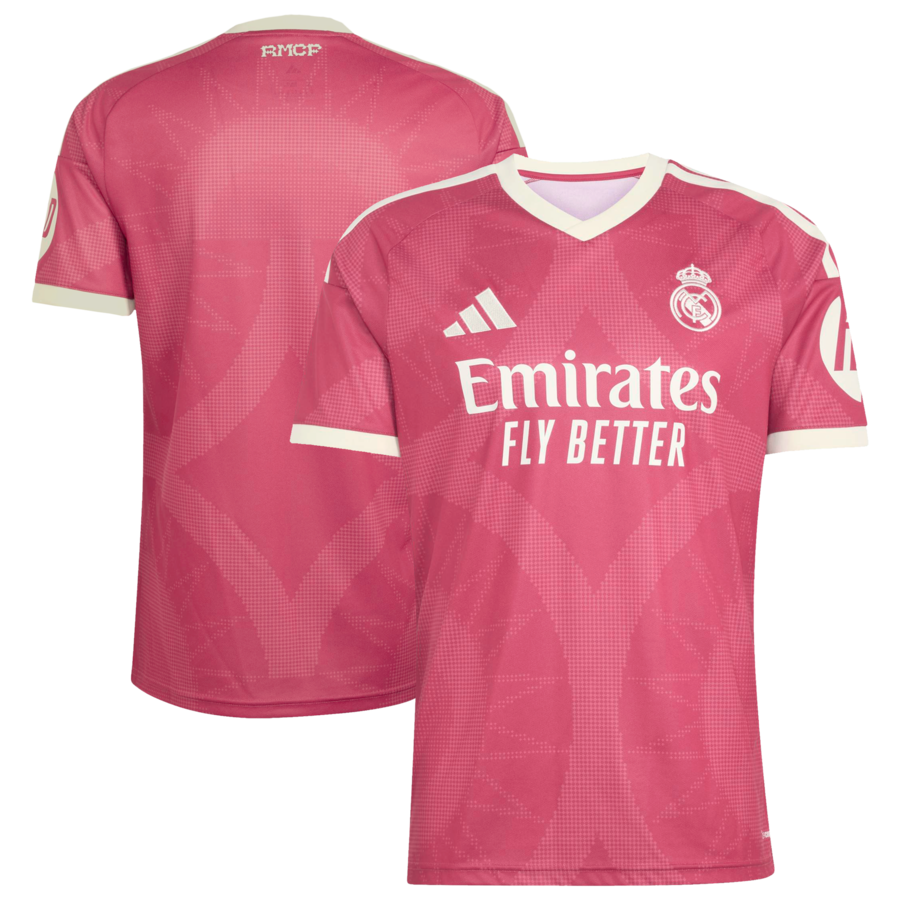 Real Madrid adidas 2026/27 Third Replica Jersey - Pink thumbnail 1