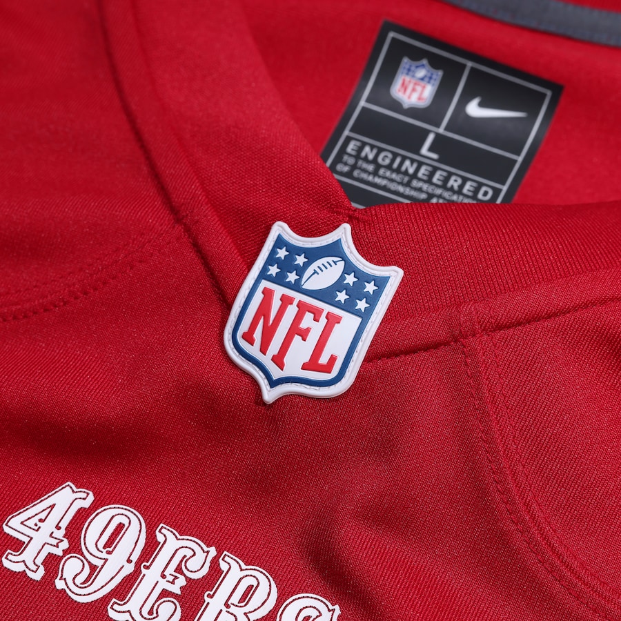 The Faithful San Francisco 49ers Nike 80th Anniversary Game Jersey - Scarlet thumbnail 7