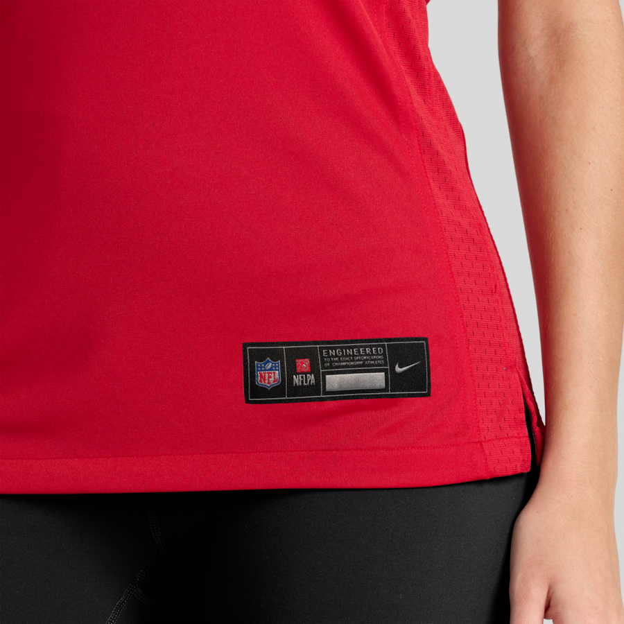 The Faithful San Francisco 49ers Nike Women's 80th Anniversary Game Jersey - Scarlet thumbnail 10