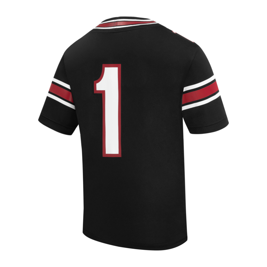 #1 South Carolina Gamecocks Nike Preschool Alternate Replica Football Jersey - Black thumbnail 4
