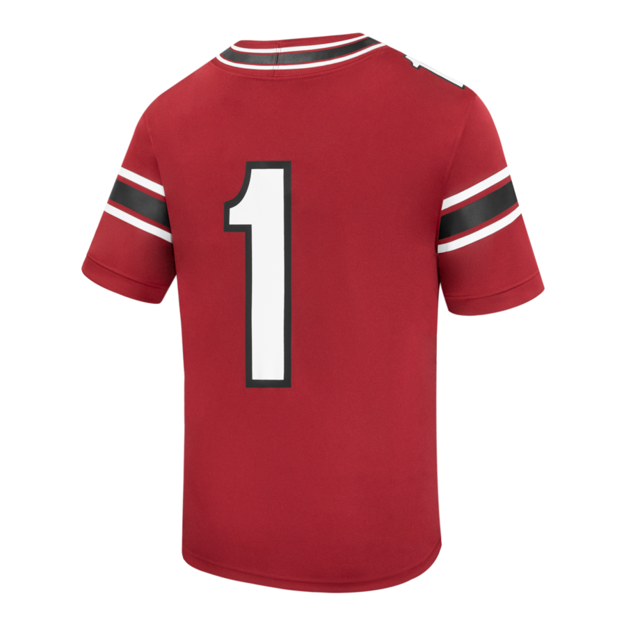#1 South Carolina Gamecocks Nike Youth Home Replica Football Jersey - Garnet thumbnail 4