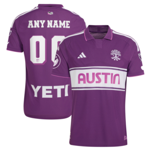 Austin FC adidas 2026 Archive On-Field Authentic Custom Jersey - Purple
