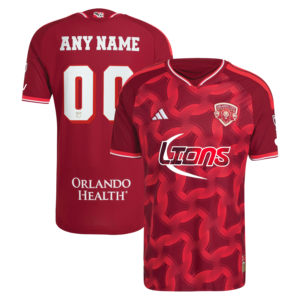 Orlando City SC adidas 2026 Archive On-Field Authentic Custom Jersey - Red