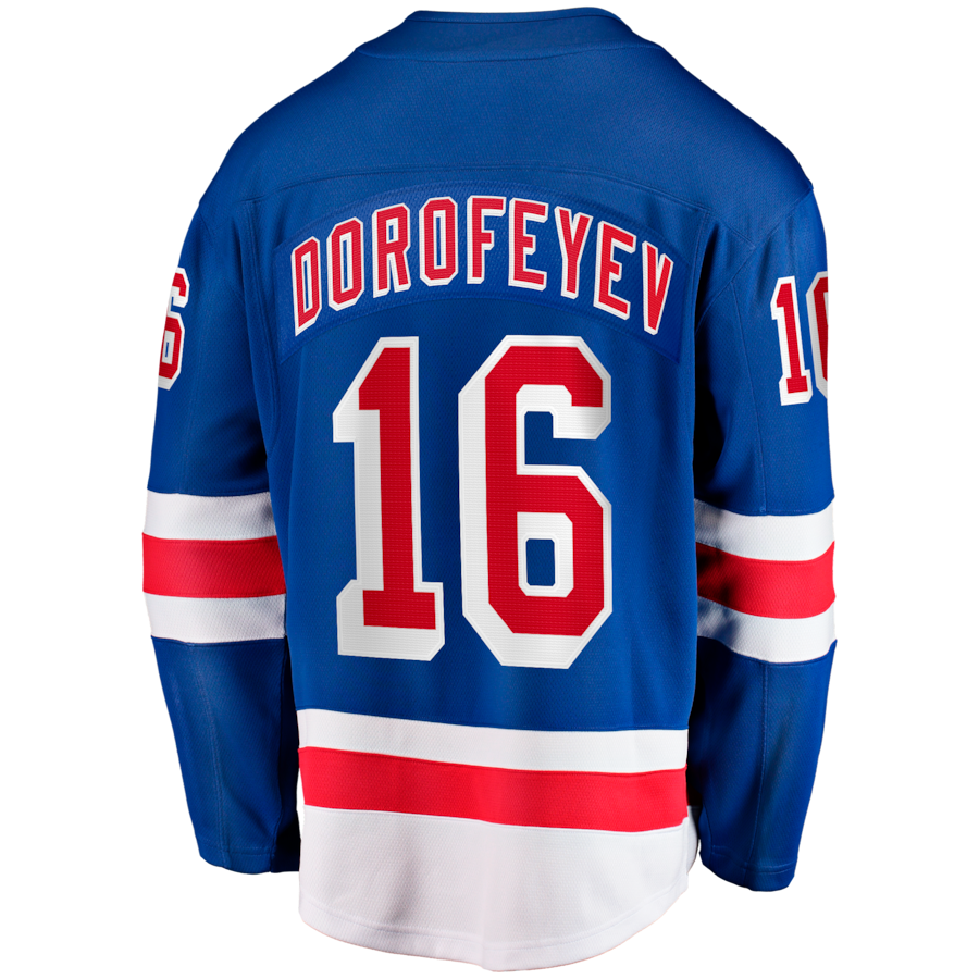 Pavel Dorofeyev New York Rangers Fanatics Home Breakaway Jersey - Blue thumbnail 4