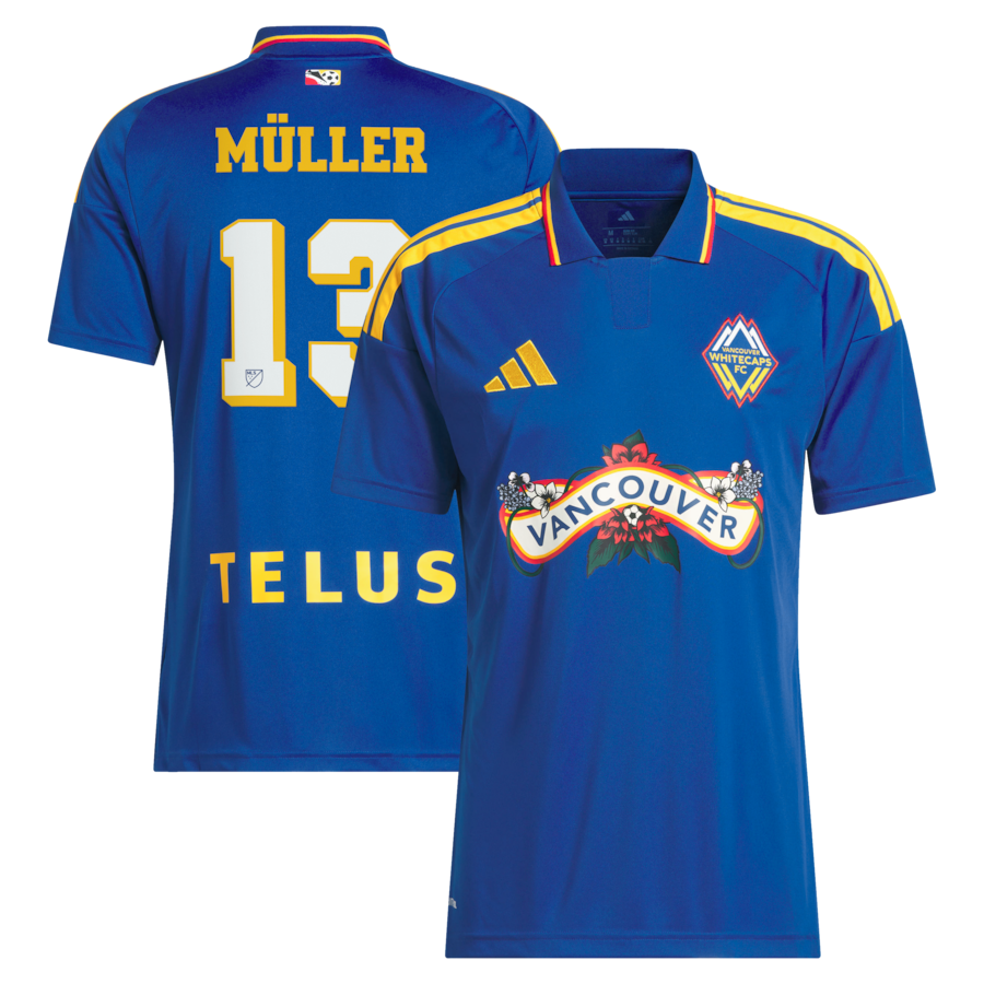 Thomas Müller Vancouver Whitecaps FC adidas 2026 Archive Replica Jersey - Royal thumbnail 2