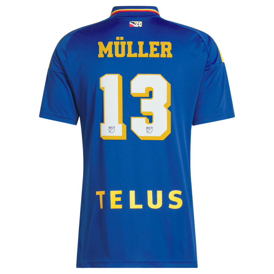 Thomas Müller Vancouver Whitecaps FC adidas 2026 Archive Replica Jersey - Royal thumbnail 4