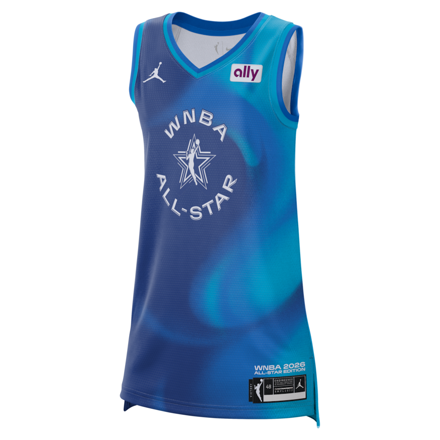 Caitlin Clark Jordan Brand Unisex 2026 WNBA All-Star Game Victory Jersey - Blue thumbnail 3