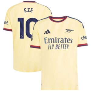 Eberechi Eze Arsenal adidas 2026/27 Third On-Field Authentic Jersey - Yellow