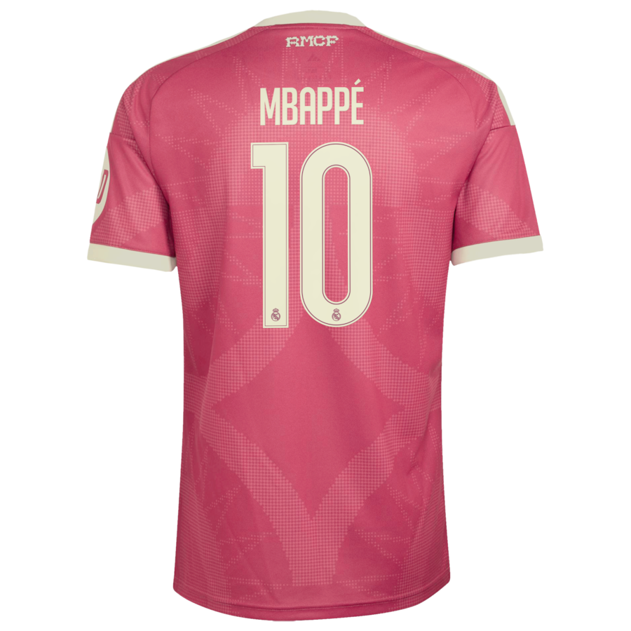 Kylian Mbappé Real Madrid adidas 2026/27 Third Replica Jersey - Pink thumbnail 4