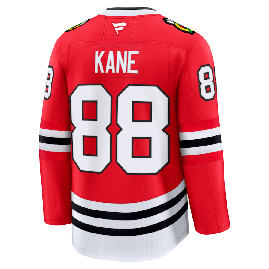 Patrick Kane Chicago Blackhawks Fanatics  Premium Jersey – Red thumbnail 4