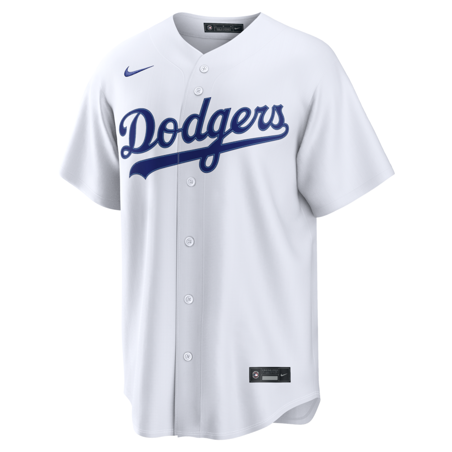 Tarik Skubal Los Angeles Dodgers Nike Home Replica Jersey - White thumbnail 3