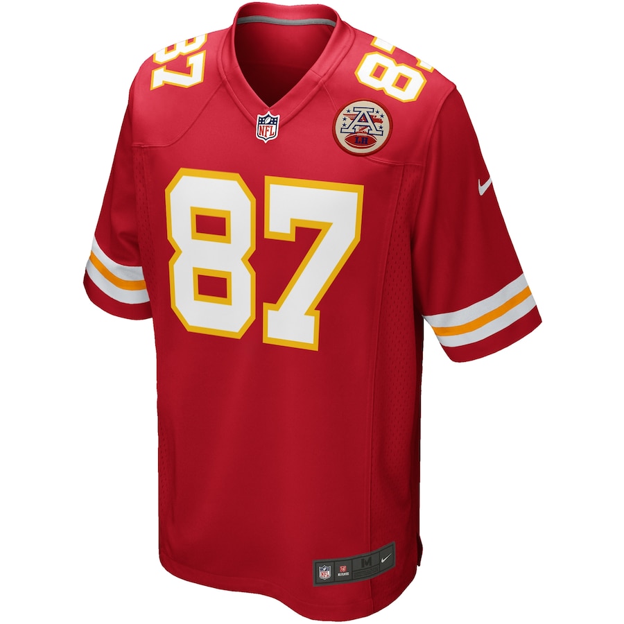 Travis Kelce Kansas City Chiefs Nike Youth Game Jersey - Red thumbnail 3