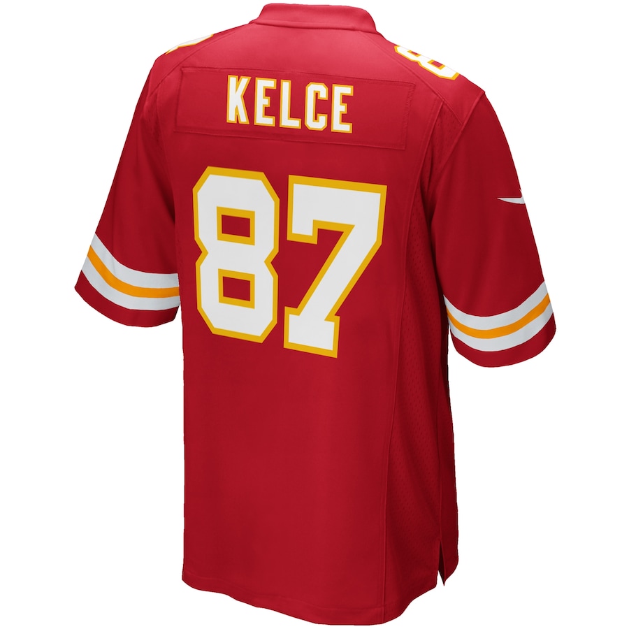 Travis Kelce Kansas City Chiefs Nike Youth Game Jersey - Red thumbnail 4