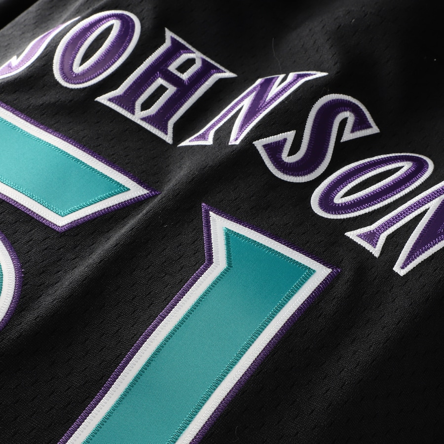 Randy Johnson Arizona Diamondbacks Mitchell & Ness Cooperstown Collection Mesh Batting Practice Button-Up Jersey - Black thumbnail 6