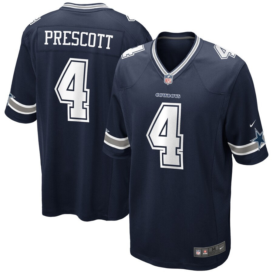 Dak Prescott Dallas Cowboys Nike Youth Game Jersey - Navy thumbnail 1