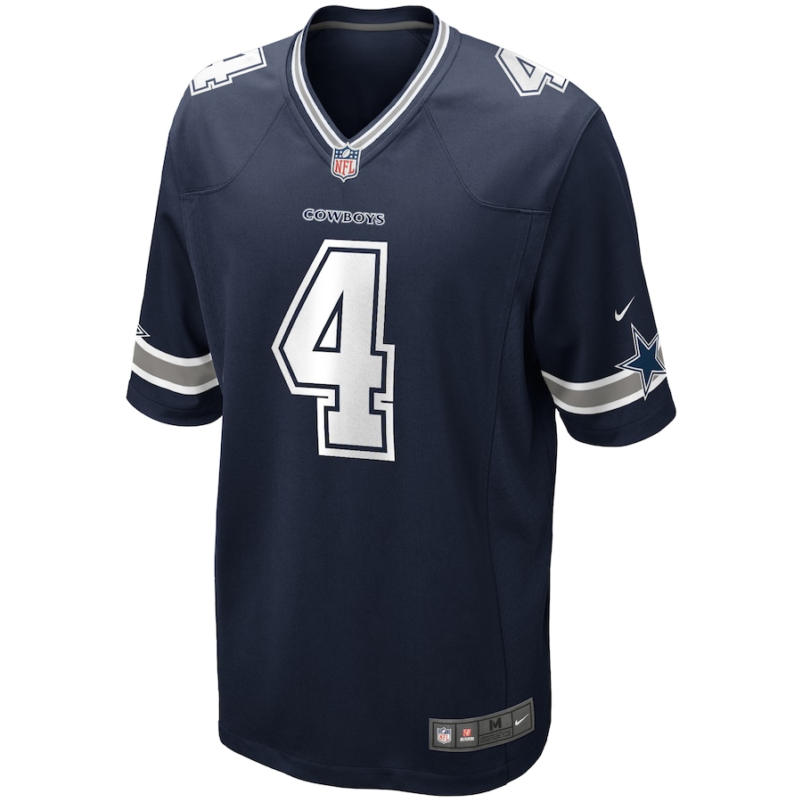 Dak Prescott Dallas Cowboys Nike Youth Game Jersey - Navy thumbnail 3