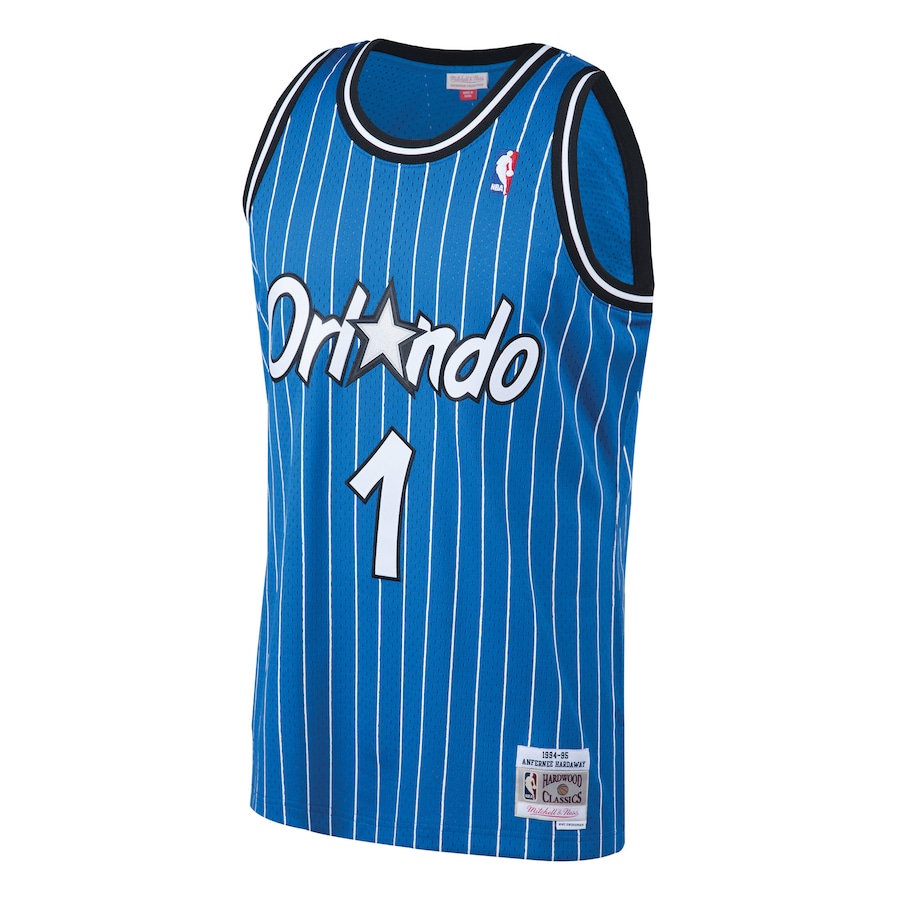 Penny Hardaway Orlando Magic Mitchell & Ness 1994/95 Hardwood Classics Swingman Jersey - Blue thumbnail 3