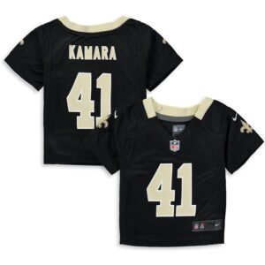 Alvin Kamara New Orleans Saints Nike Infant Team Player Game Jersey - Black