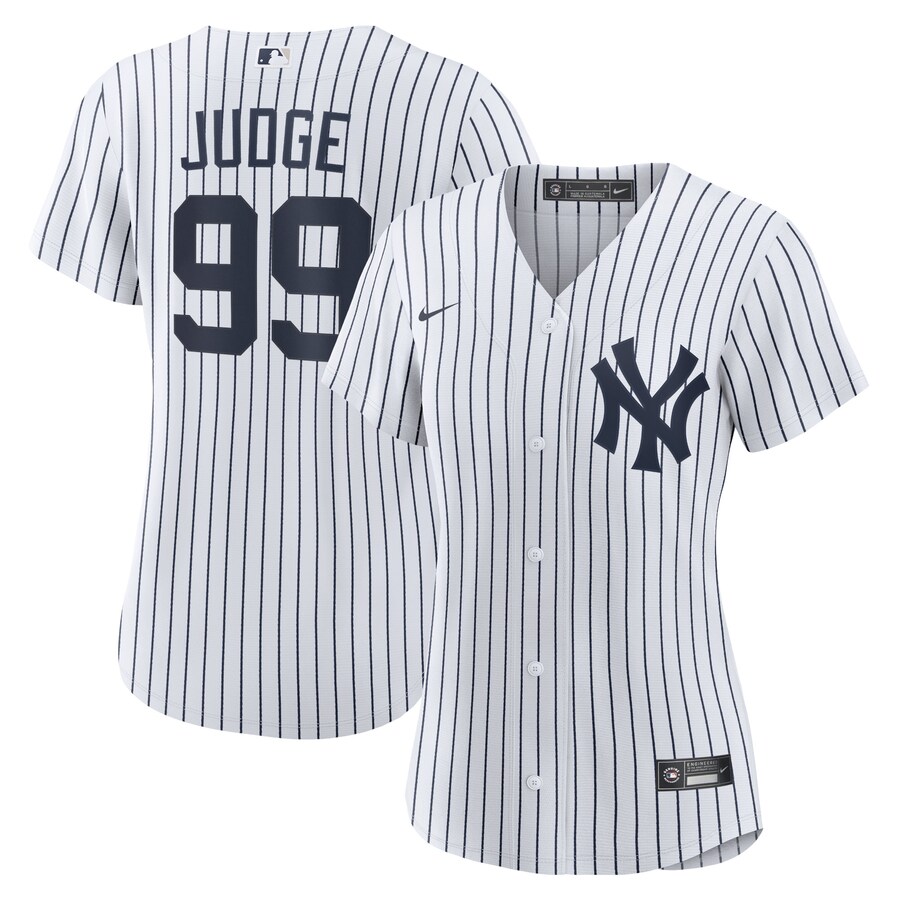Aaron Judge New York Yankees Nike Women's Home Replica Player Jersey - White thumbnail 1