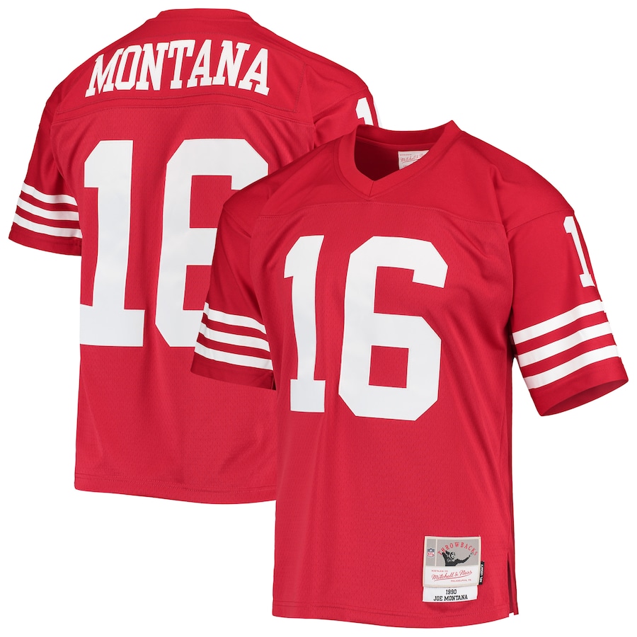 Joe Montana San Francisco 49ers Mitchell & Ness Legacy Replica Jersey - Scarlet thumbnail 2