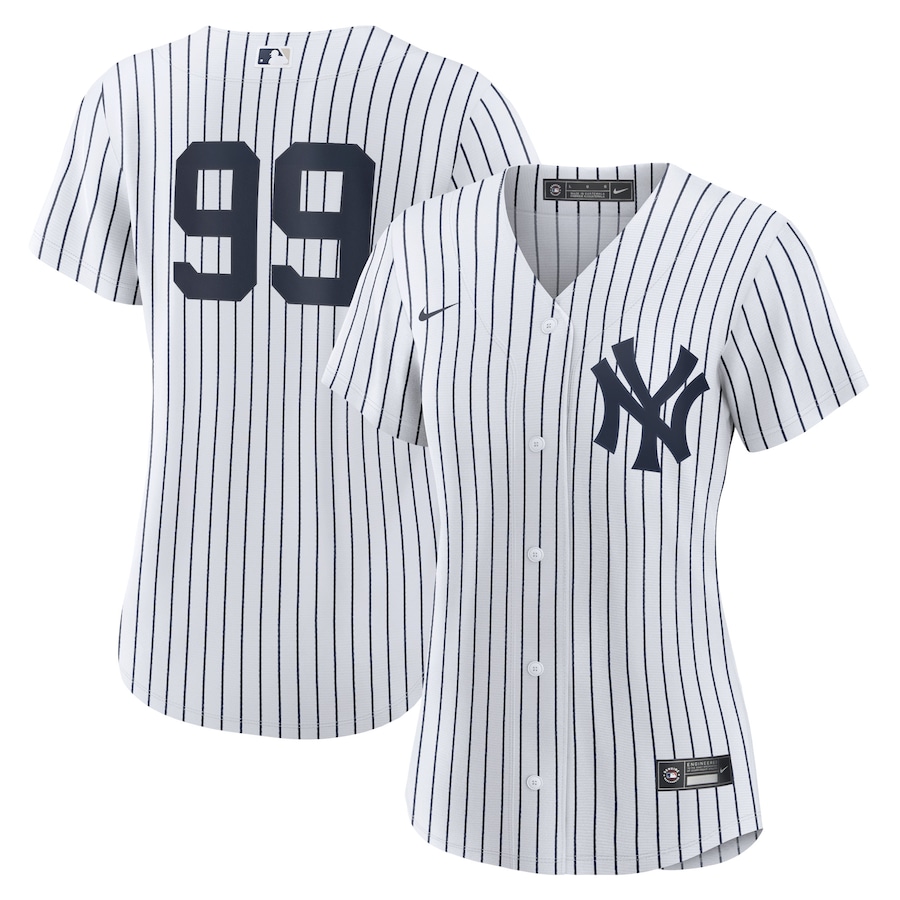 Aaron Judge New York Yankees Nike Women's Home Replica Player Jersey - White thumbnail 2