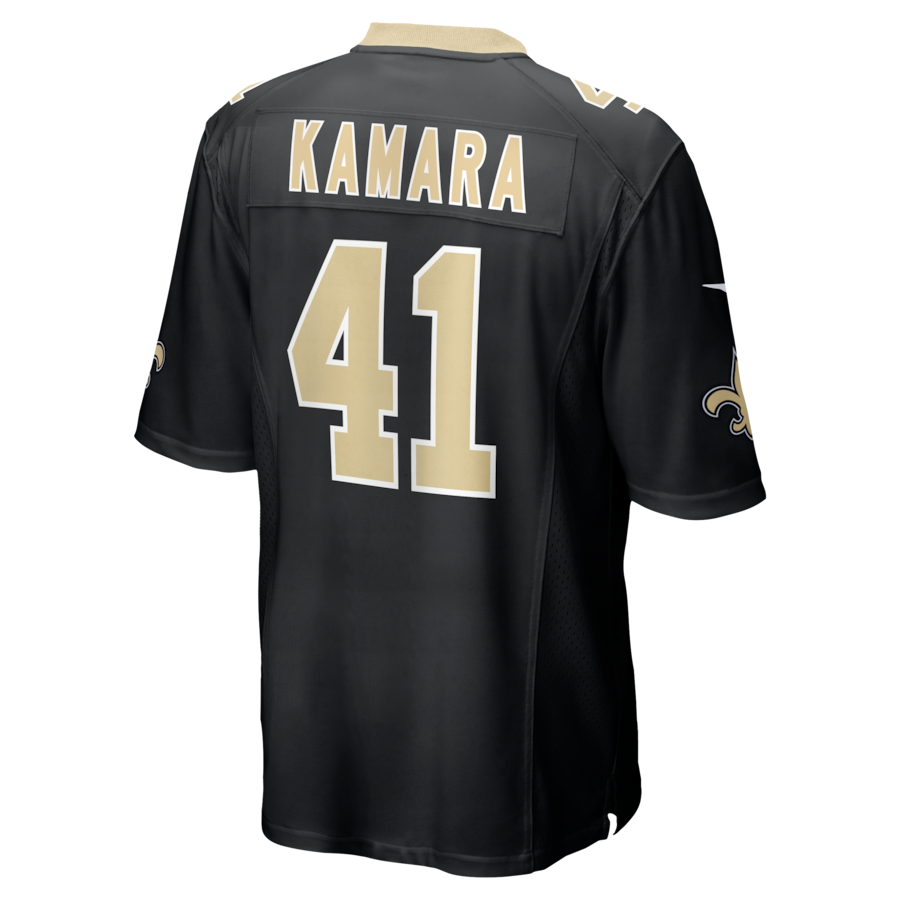 Alvin Kamara New Orleans Saints Nike Game Jersey - Black thumbnail 4