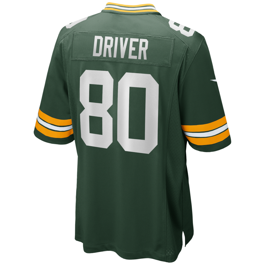 Donald Driver Green Bay Packers Nike Game Retired Player Jersey - Green thumbnail 4