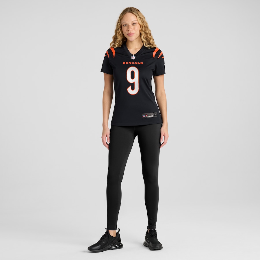 Joe Burrow Cincinnati Bengals Women's Nike Player Game Jersey - Black thumbnail 5