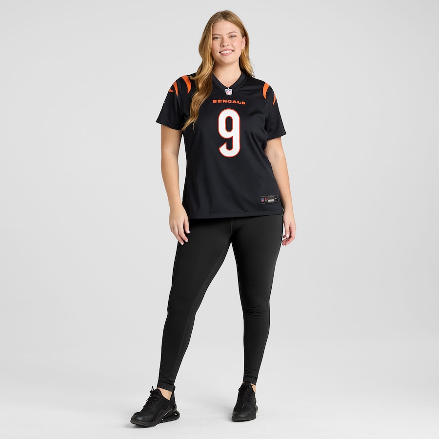 Joe Burrow Cincinnati Bengals Women's Nike Player Game Jersey - Black thumbnail 7
