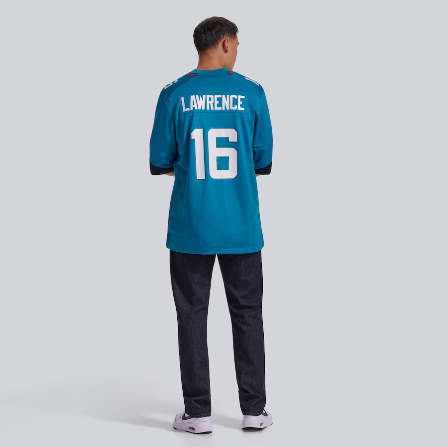 Trevor Lawrence Jacksonville Jaguars Nike Home Game Jersey - Teal thumbnail 6