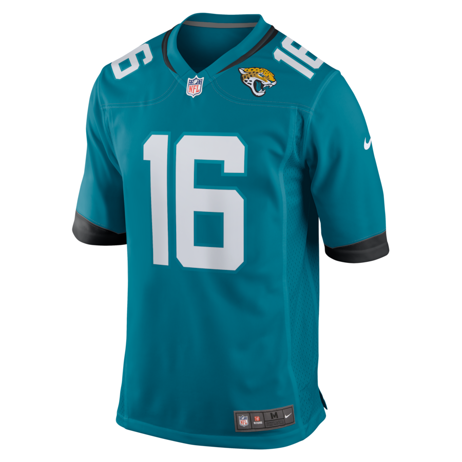 Trevor Lawrence Jacksonville Jaguars Nike Home Game Jersey - Teal thumbnail 7