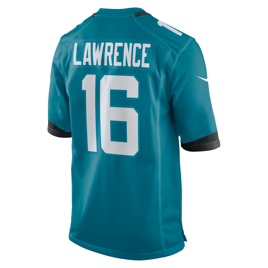 Trevor Lawrence Jacksonville Jaguars Nike Home Game Jersey - Teal thumbnail 8