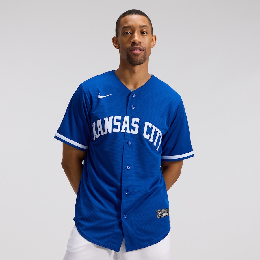 Kansas City Royals Nike Alternate Replica Team Jersey - Royal thumbnail 2