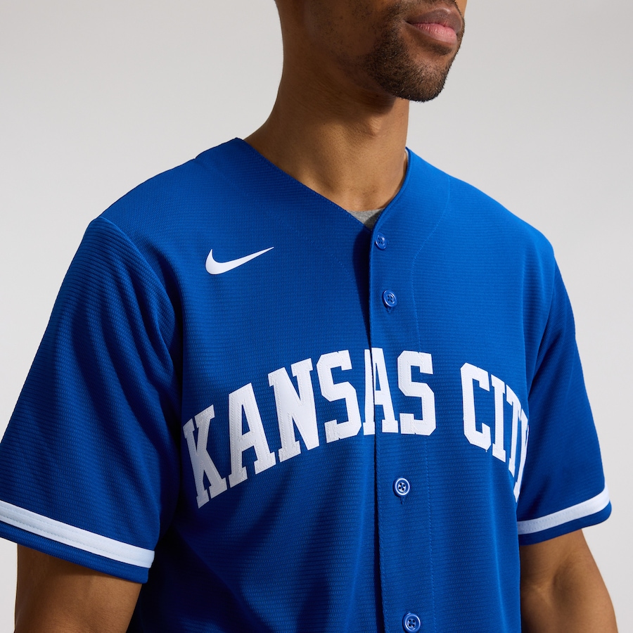 Kansas City Royals Nike Alternate Replica Team Jersey - Royal thumbnail 7